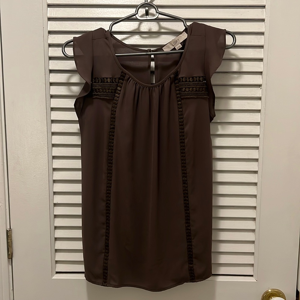 Olive green/brown shirt